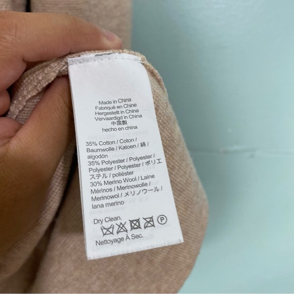 J Crew Ella Open Front Blazer Sweater Cream Long Length AD753 XXL - Picture 5 of 8